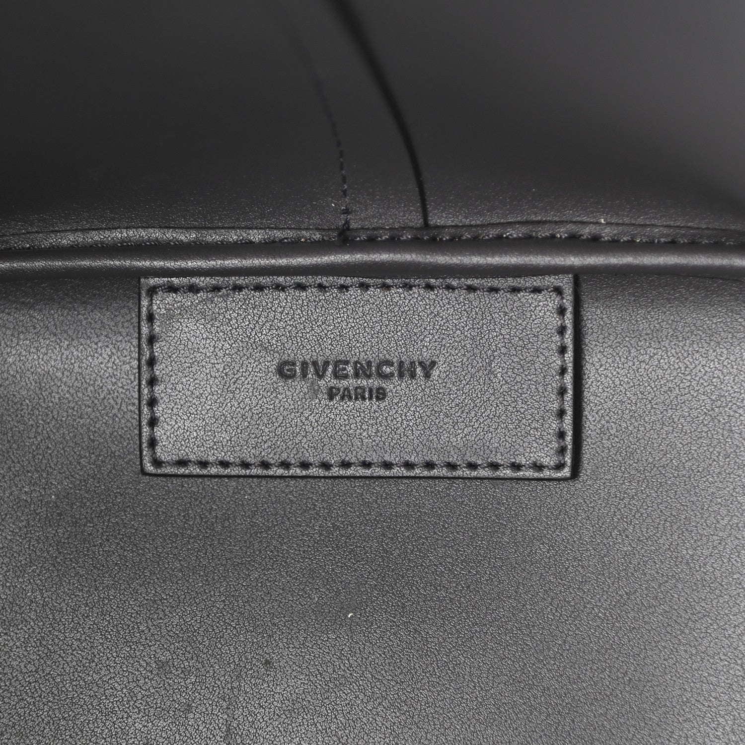Givenchy Smooth Calfskin Wing Logo Shopper Tote Black White 7 of 9