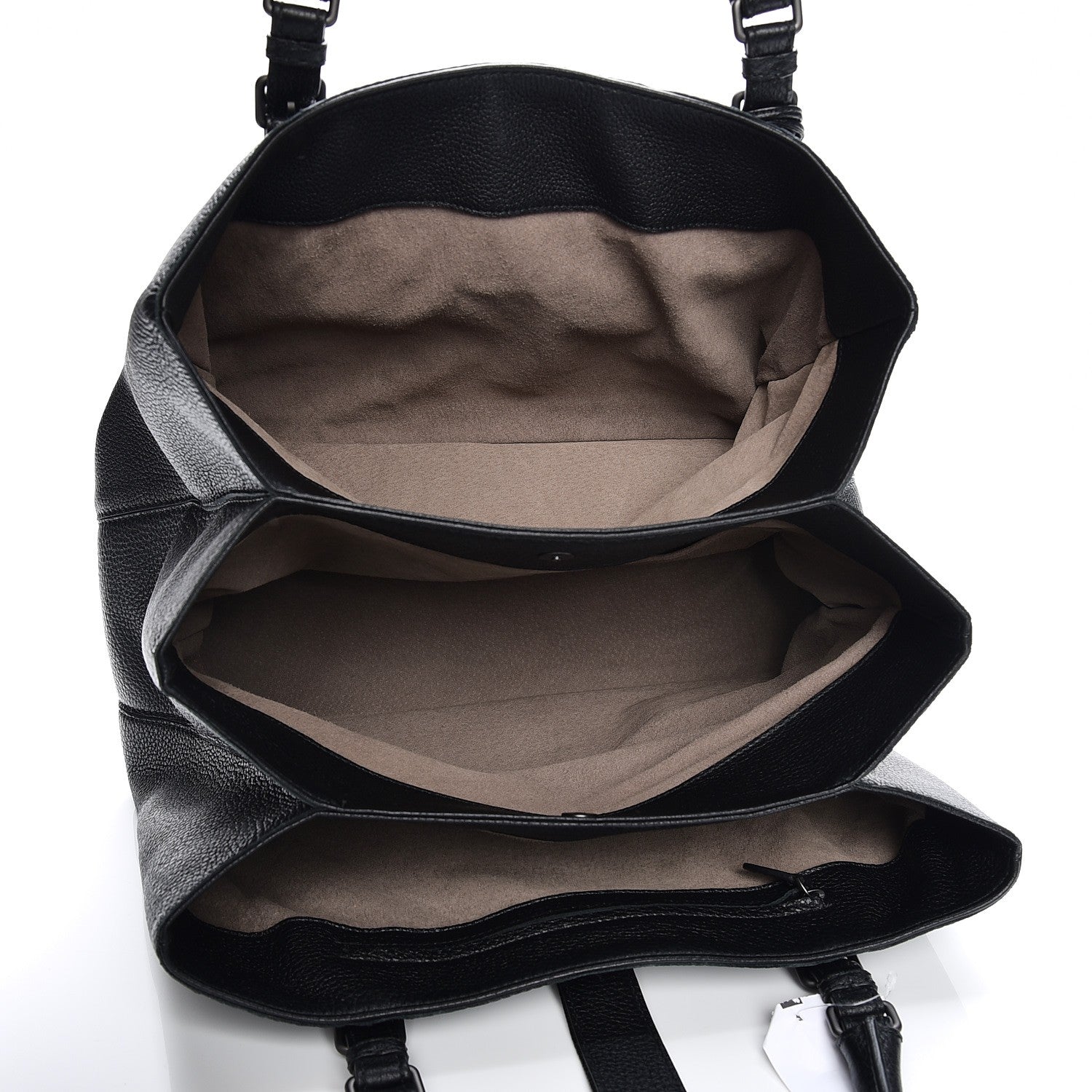 Bottega Veneta Cervo Medium Roma Tote Nero Black 5 of 8
