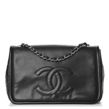Chanel Caviar Large Timeless CC Flap Black 1 of 9