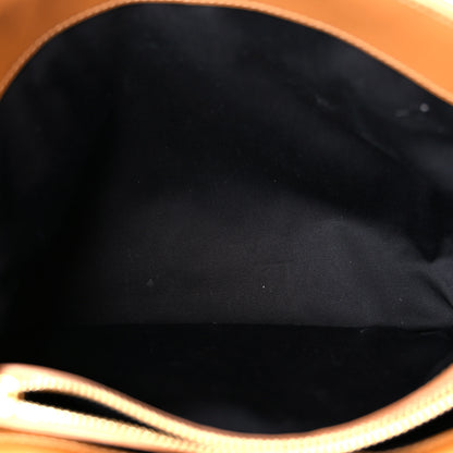 Saint Laurent Calfskin Y Quilted Monogram Medium Loulou Chain Satchel Dark Natural 12 of 12