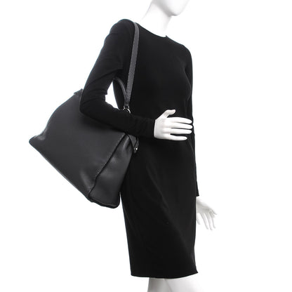 Fendi Cuoio Romano Selleria Bi-Color Large Peekaboo Iconic Satchel Asfalto Latte 3 of 15