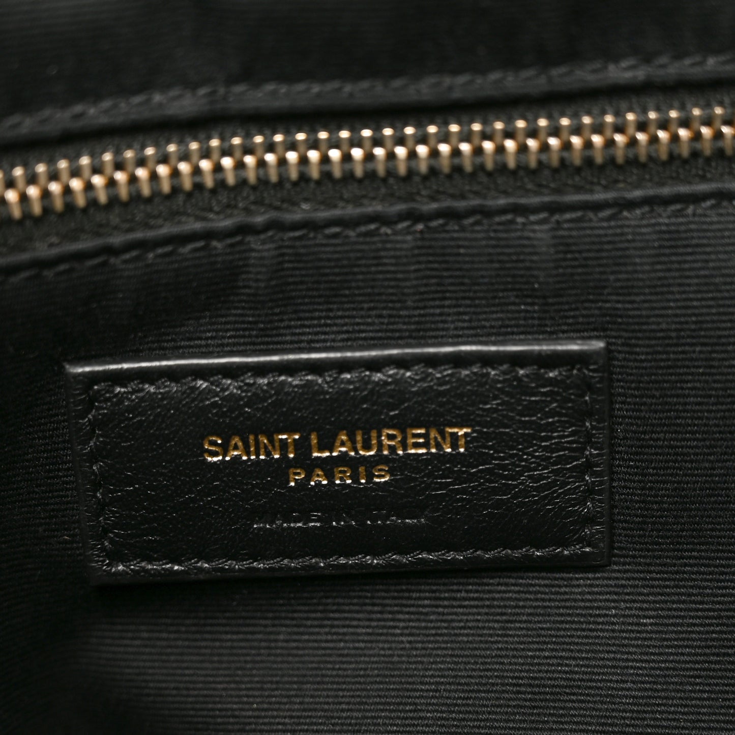 Calfskin Y Quilted Monogram Large Loulou Shopper Black