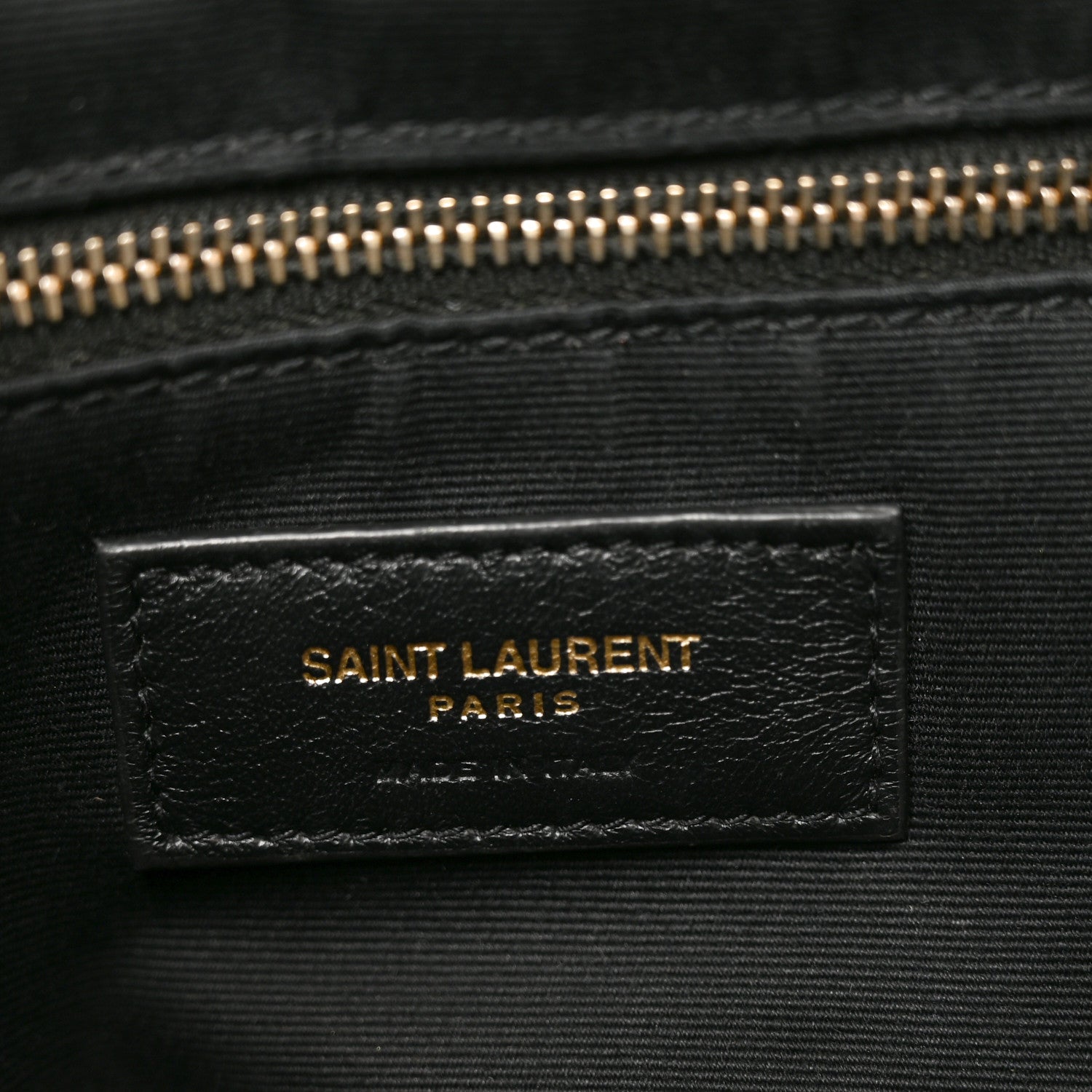 Saint Laurent Calfskin Y Quilted Monogram Large Loulou Shopper Black 6 of 10