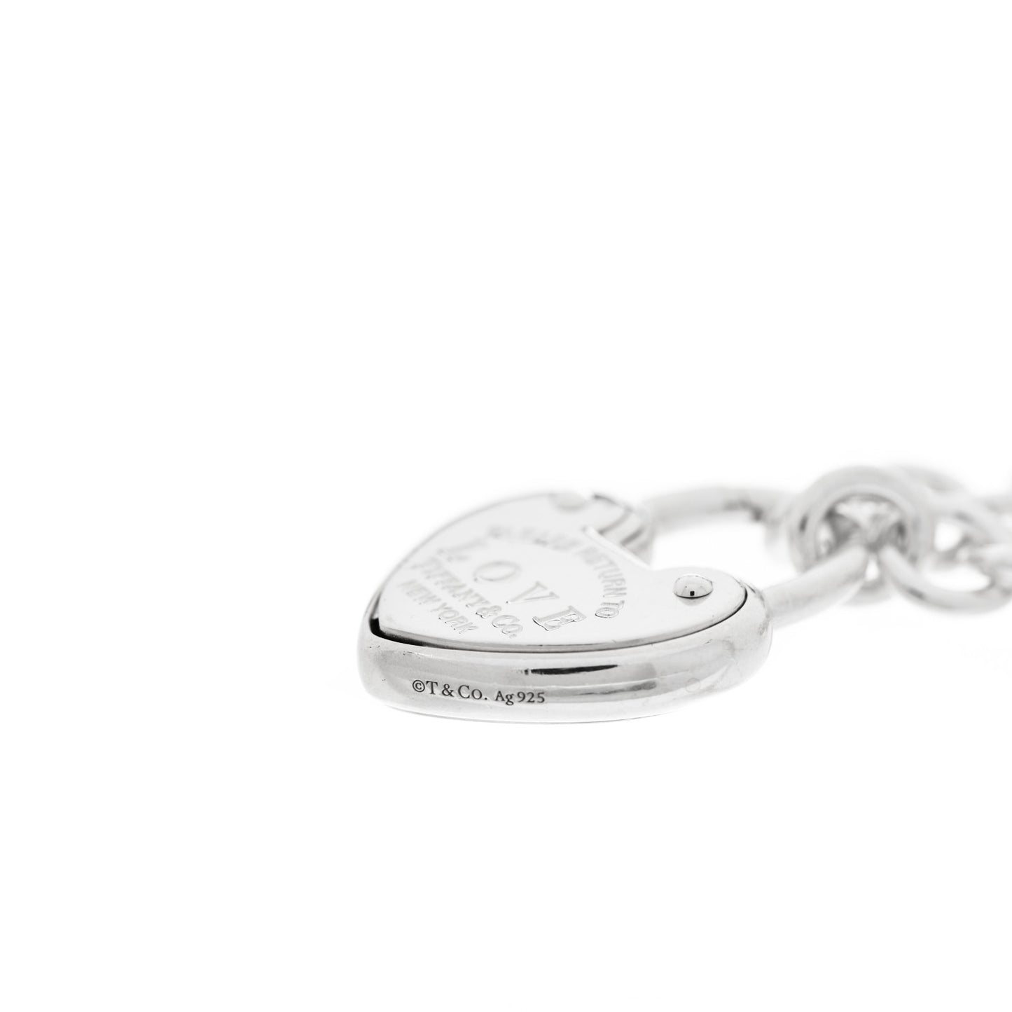 Sterling Silver Return to Tiffany Love Lock Bracelet