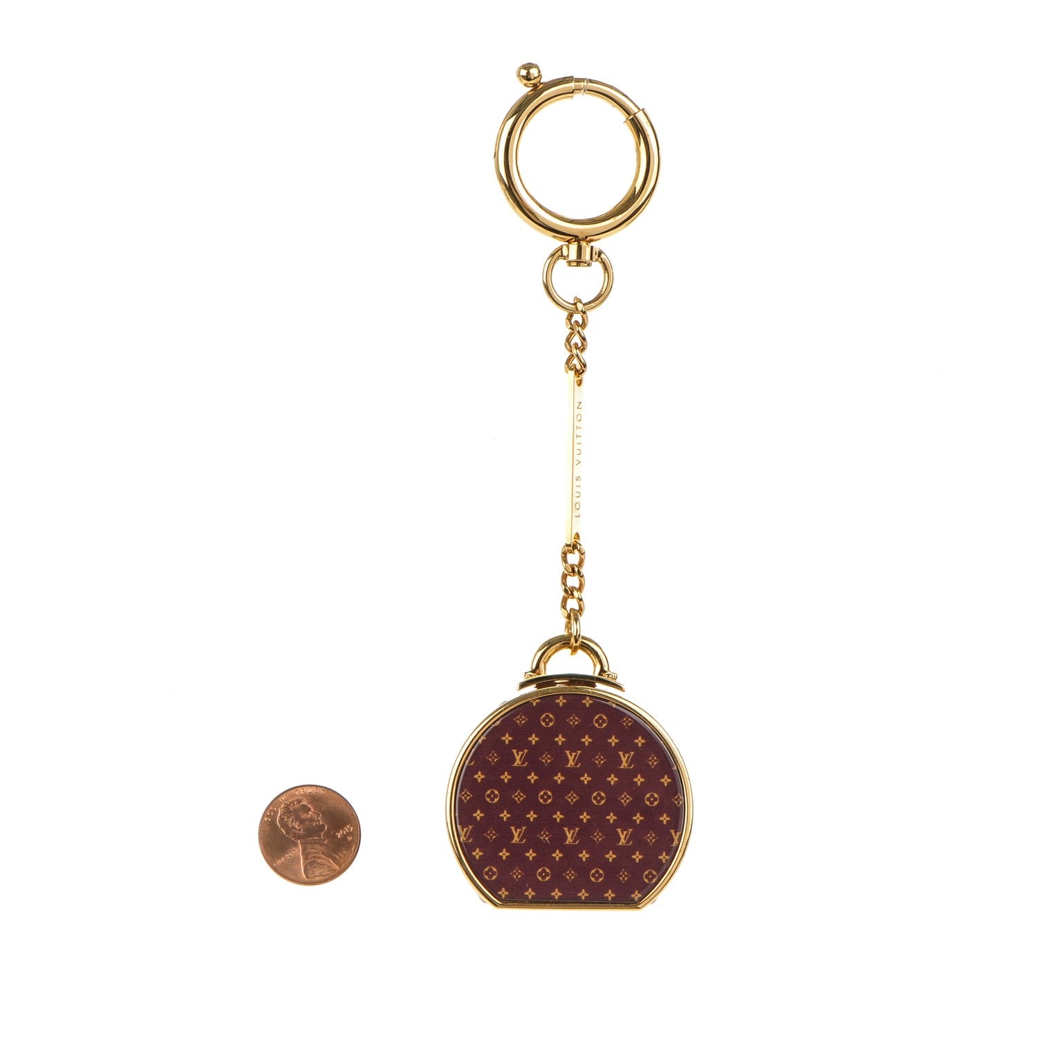 Louis Vuitton Monogram Hat Box Keychain 2 of 5