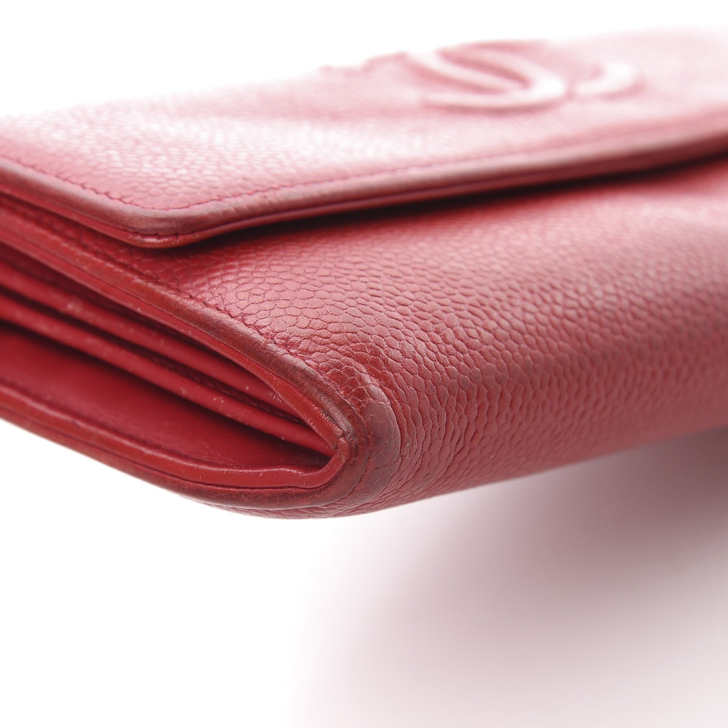 Chanel Caviar Timeless CC Large Flap Wallet Red 12 of 18