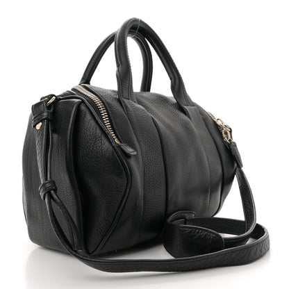 Alexander Wang Pebbled Lambskin Rockie Black Pale Gold Hardware 2 of 13