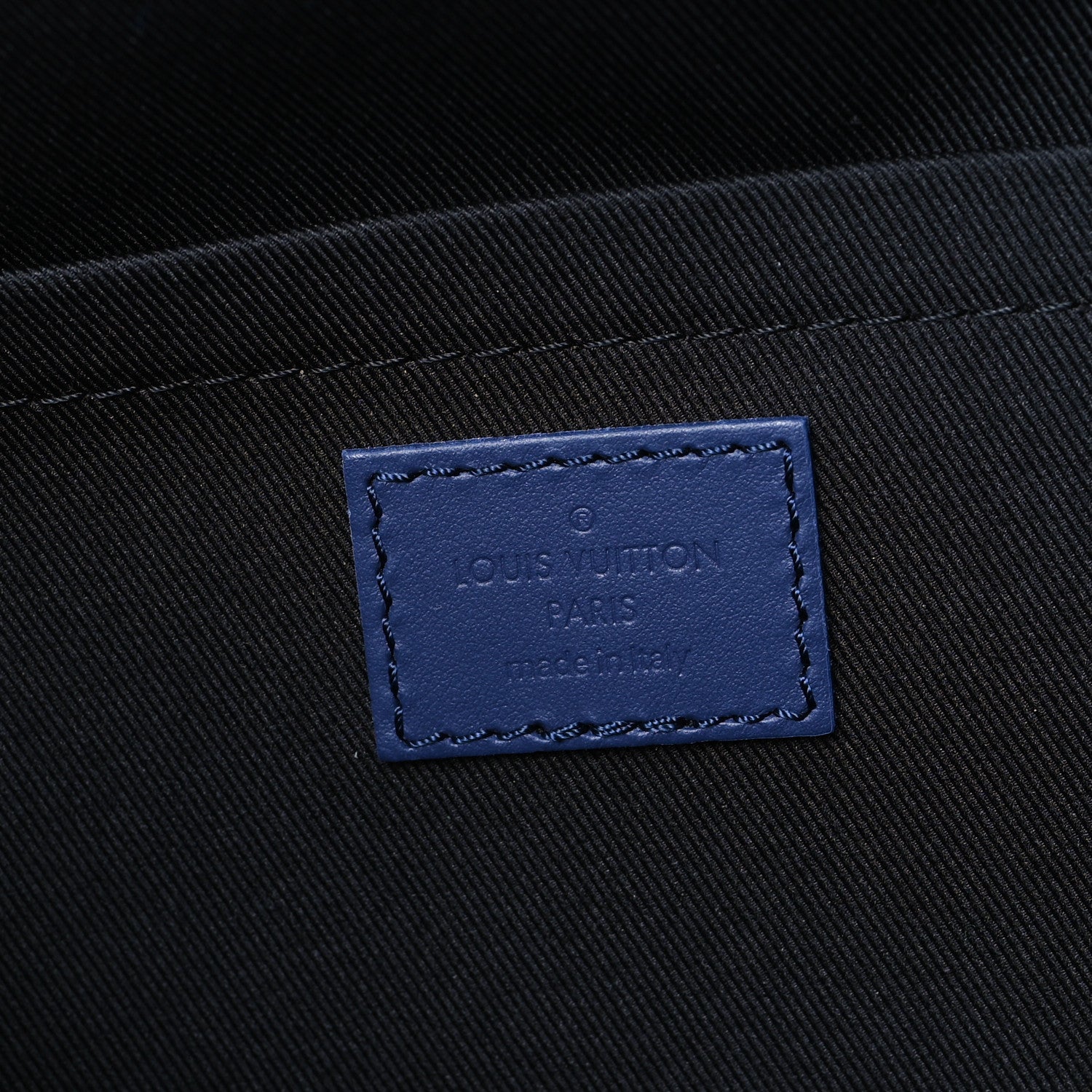 Louis Vuitton Taurillon Monogram Sac Plat 24H Sapphire 6 of 12