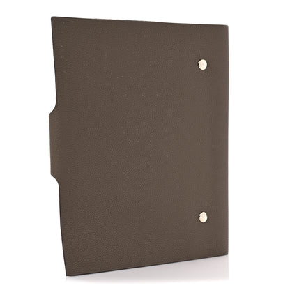 Hermes Togo Ulysse MM Notebook Cover Etoupe 3 of 8