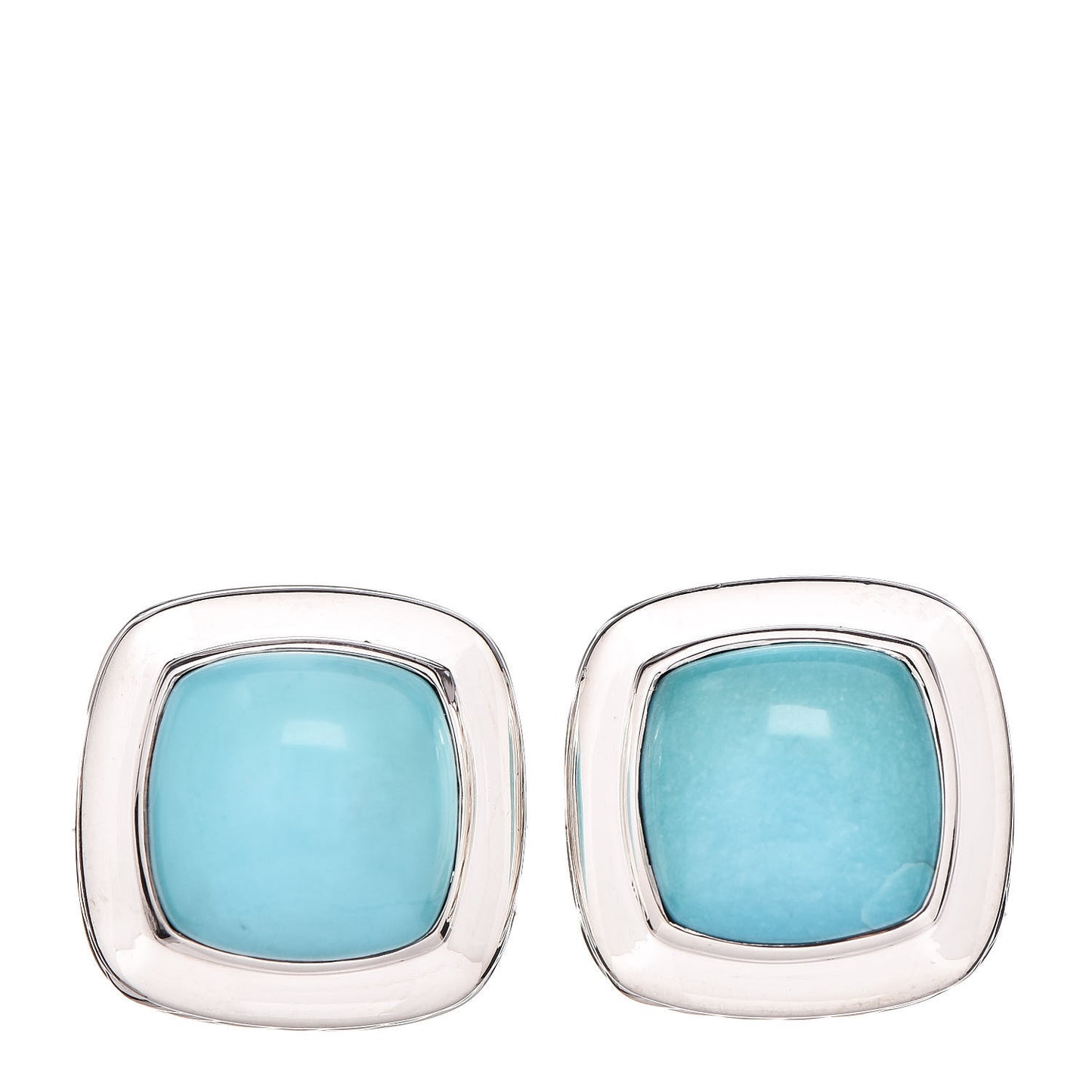 Sterling Silver Turquoise 11mm Albion Earrings