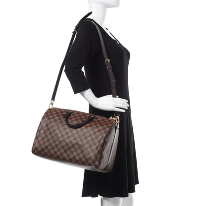 Louis Vuitton Damier Ebene Speedy Bandouliere 35 2 of 10