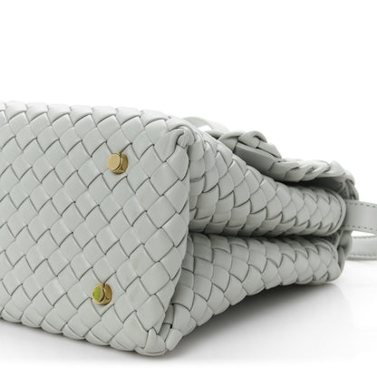 Bottega Veneta Nappa Intrecciato Patti Top Handle Bag Agate Grey 12 of 13