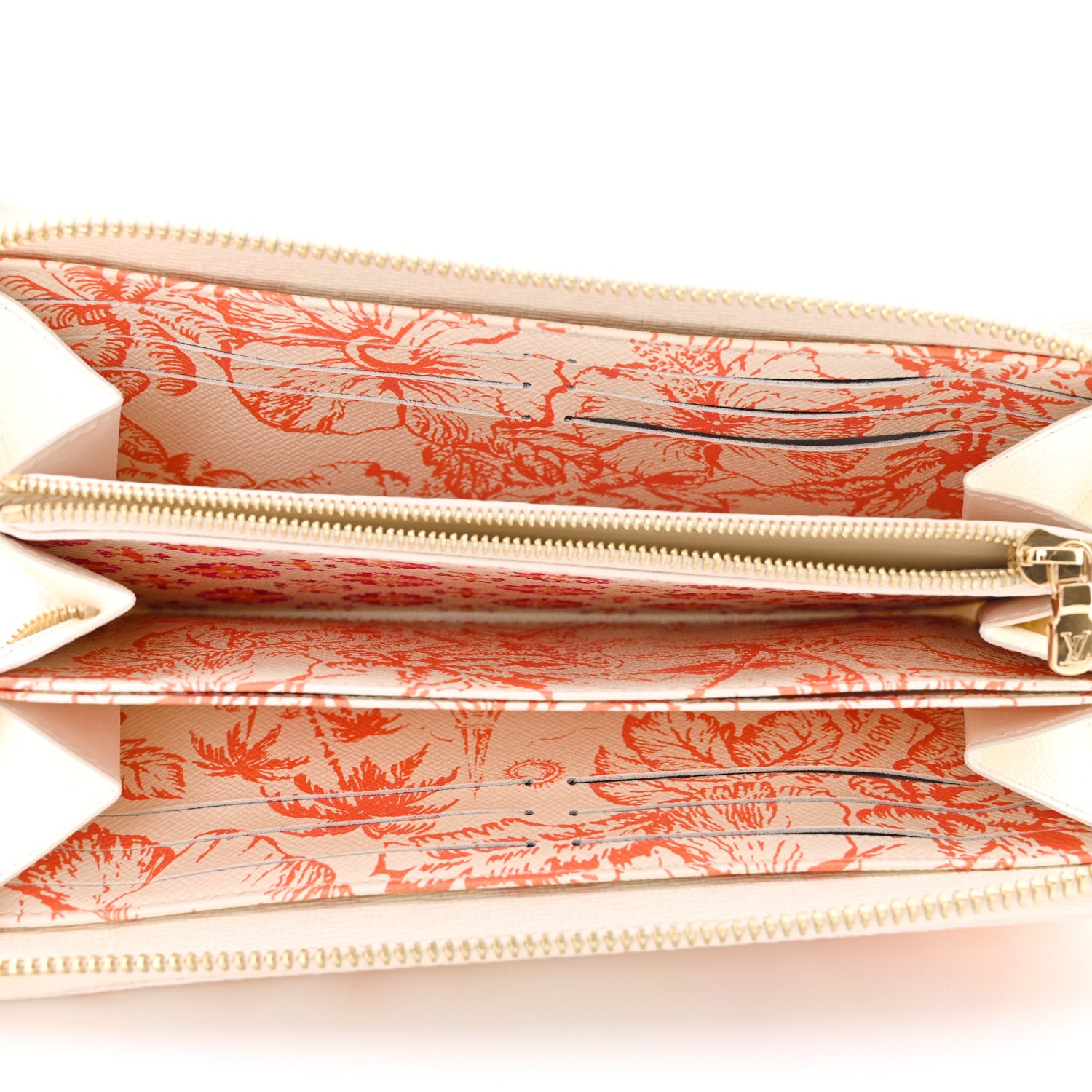 Louis Vuitton Monogram By The Pool Zippy Wallet Coral 5 of 7
