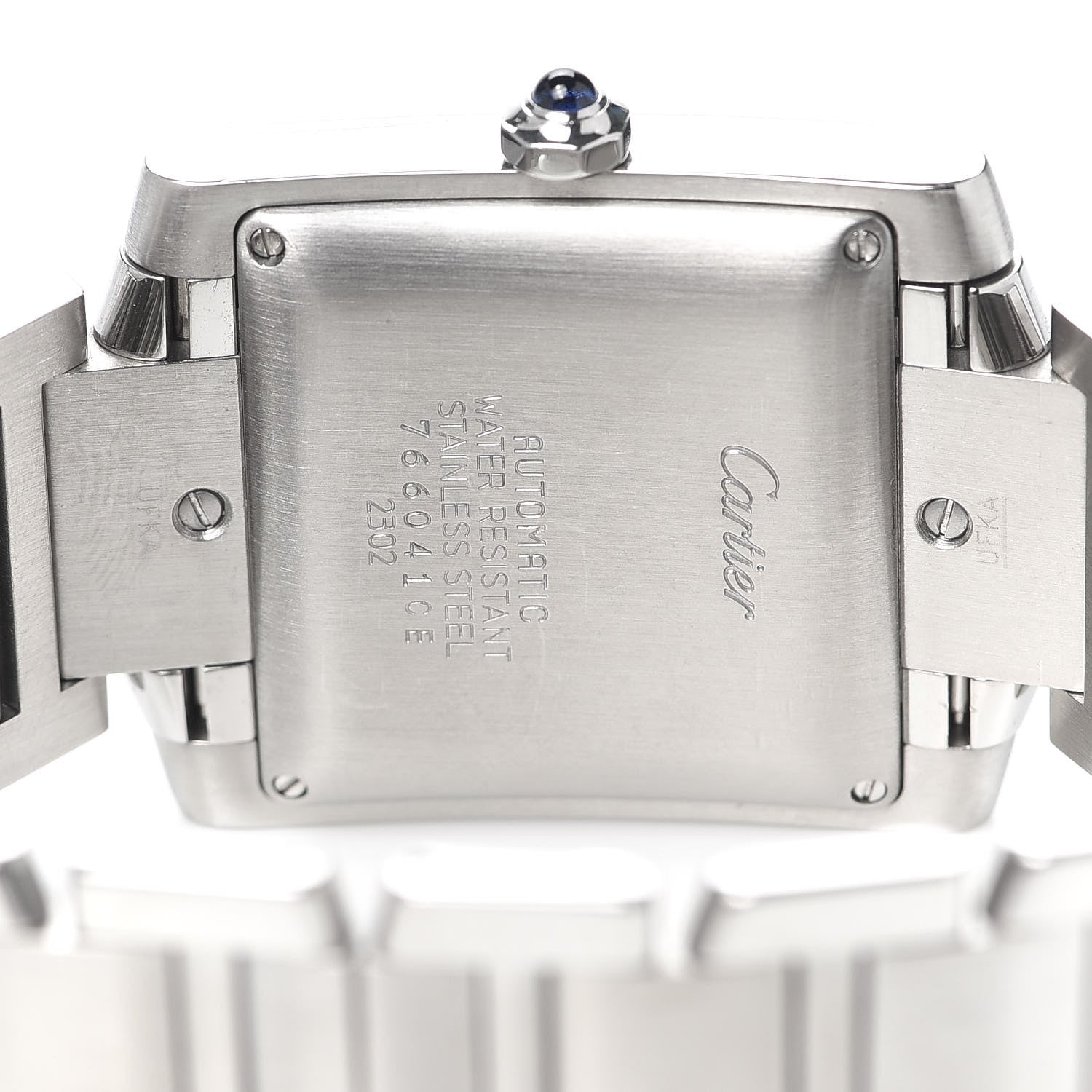 Cartier Stainless Steel 28mm Tank Francaise Automatic Watch 4 of 6