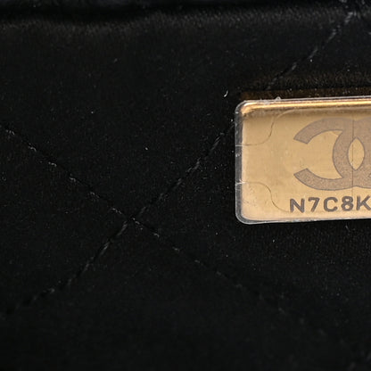 Chanel Shiny Calfskin Quilted Mini Chanel 22 Black 6 of 10