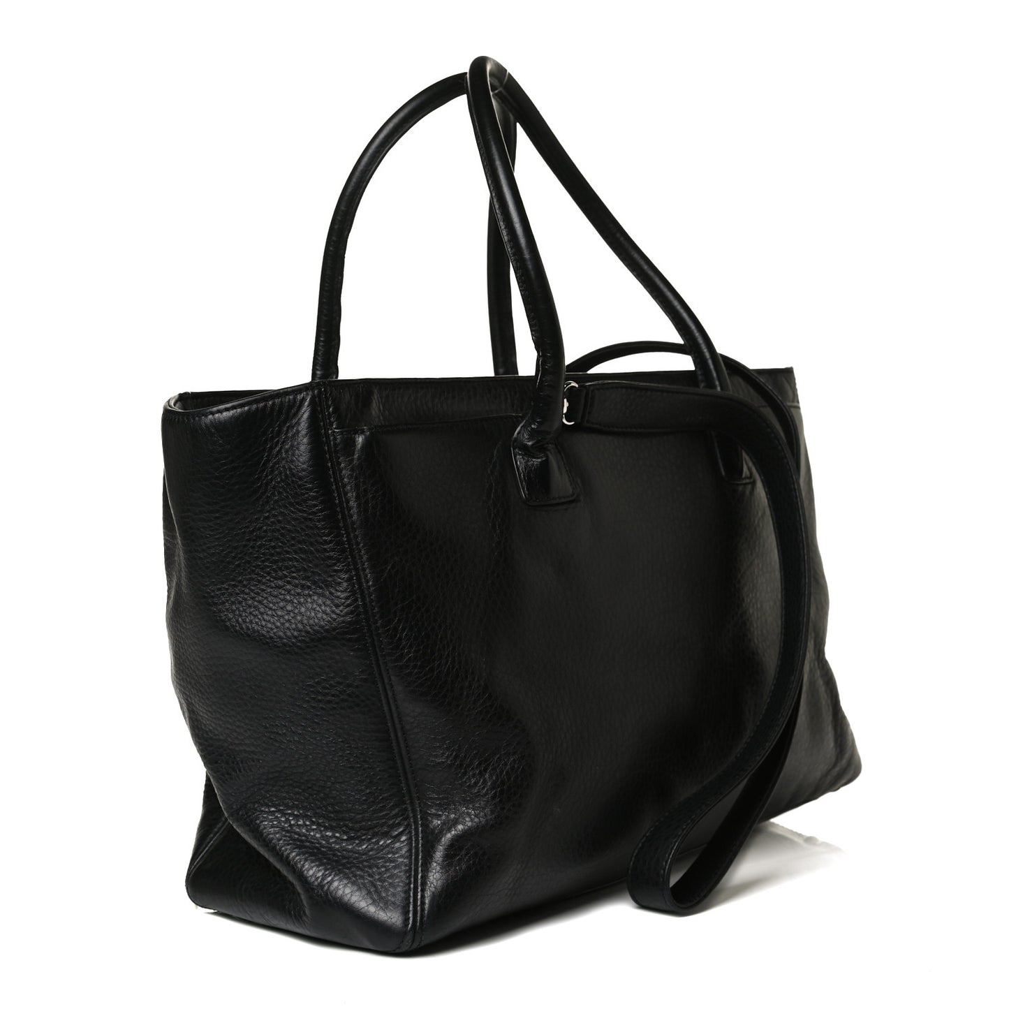Deerskin Cerf Executive Shopper Tote Black