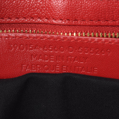 Balenciaga Chevre Gold Metallic Edge Hardware City Rouge Grenade 10 of 12