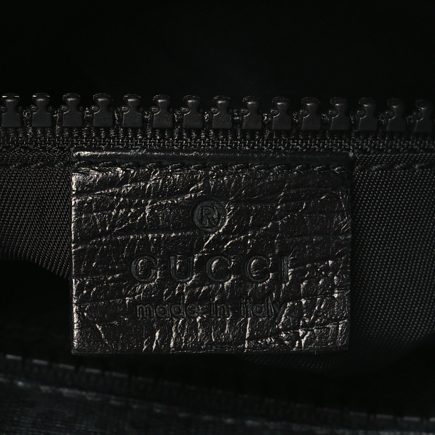 GG Plus Flat Messenger Bag Black Grey