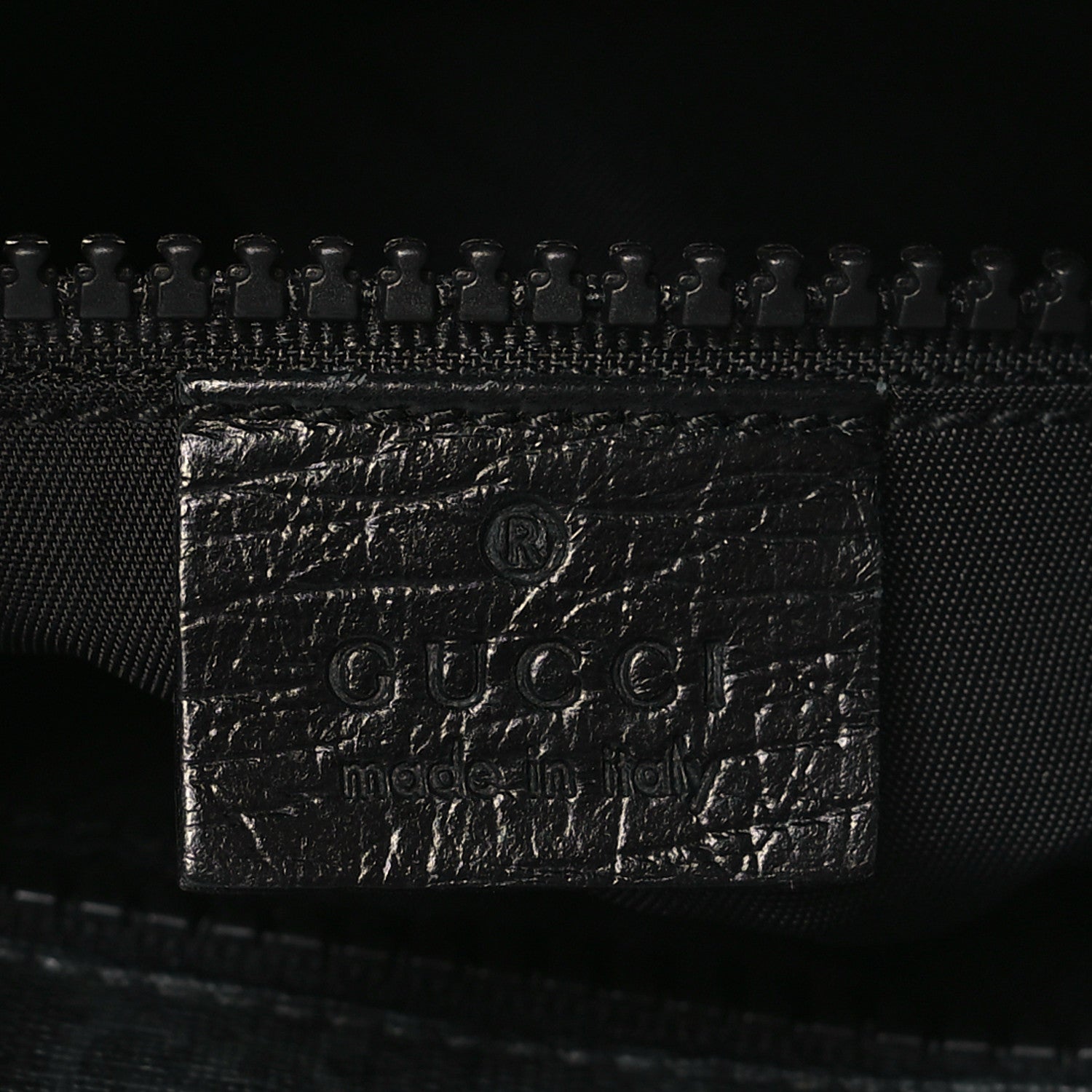 Gucci GG Plus Flat Messenger Bag Black Grey 6 of 10