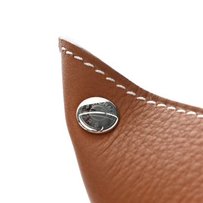 Hermes Taurillon Clemence Mini Mises et Relances Change Tray Jaune Fauve 6 of 6