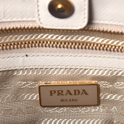 Prada Saffiano Lux Medium Tote Talco 7 of 12