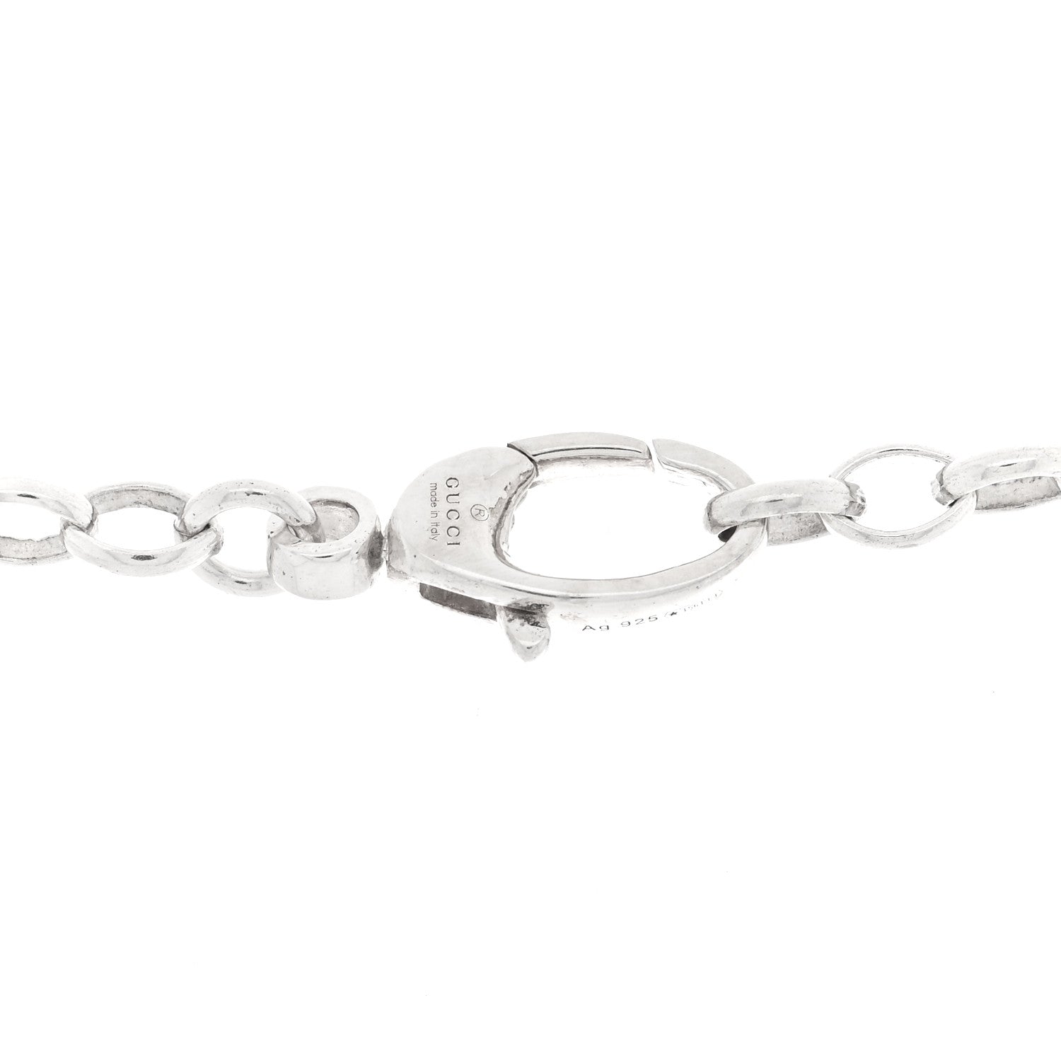Gucci Sterling Silver Britt Necklace 4 of 5