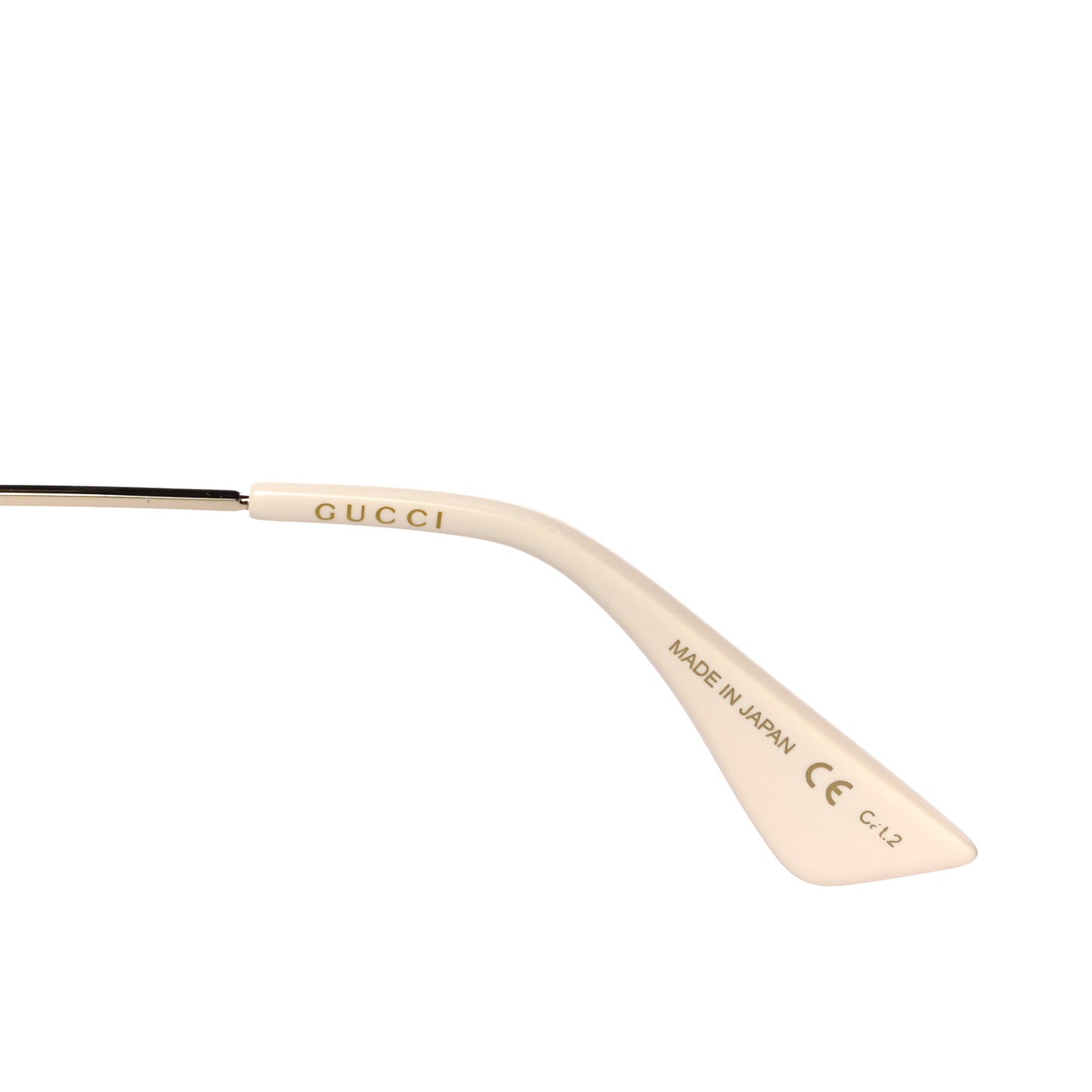 Metal Acetate Striped Maison Del'Amour Round Frame Sunglasses GG0113S Red Green