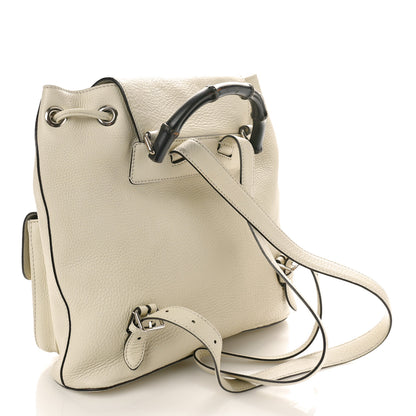 Gucci Cellarius Calfskin Medium Bamboo Backpack Mystic White 2 of 11