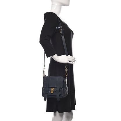 Proenza Schouler Lambskin PS1 Mini Crossbody Bag Indigo 2 of 13