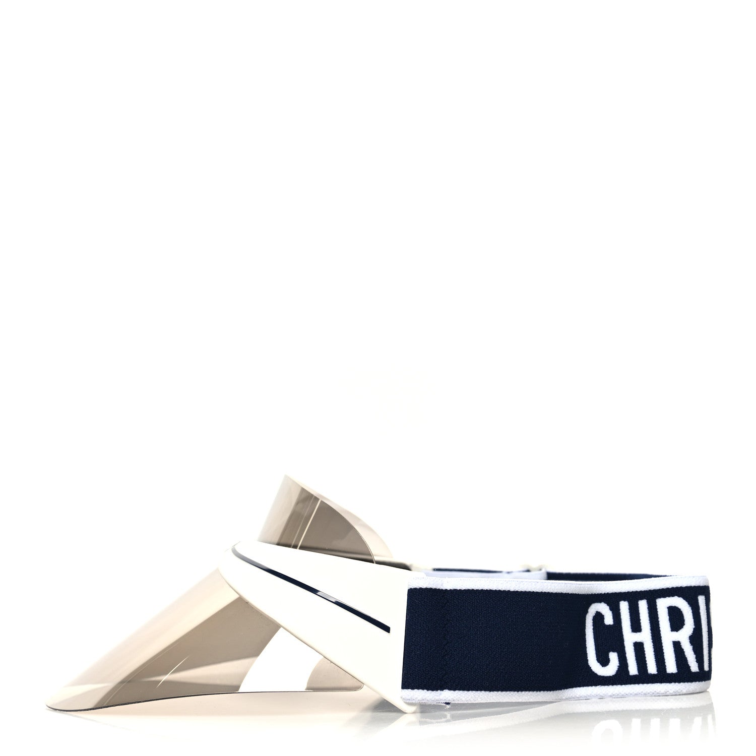 Christian Dior Mirrored DiorClub1 Sun Visor Silver 5 of 8