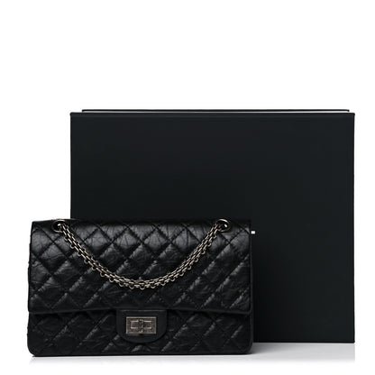 Chanel Aged Calfskin Quilted 2.55 Reissue 225 Flap Black 16 of 16