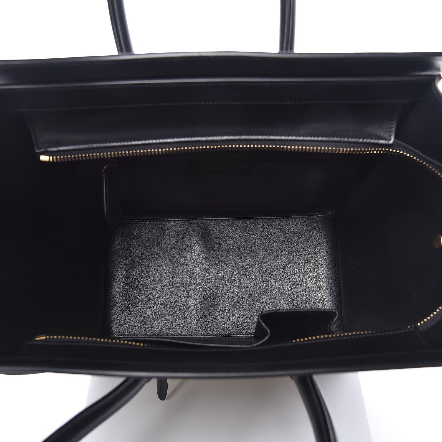 Celine Elephant Calfskin Mini Tri-Color Luggage Chalk 5 of 11