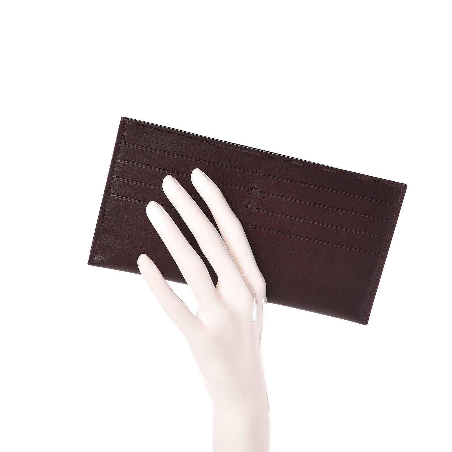 Louis Vuitton Calfskin Felicie Card Holder Insert Amarante 2 of 6