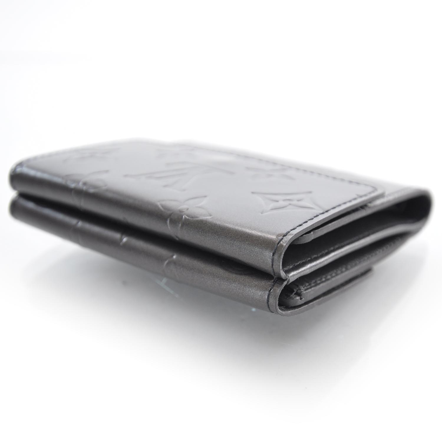 Louis Vuitton Mat Monogram Elise Wallet Black 3 of 7