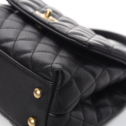 Chanel Caviar Quilted Mini Coco Handle Flap Black 11 of 14