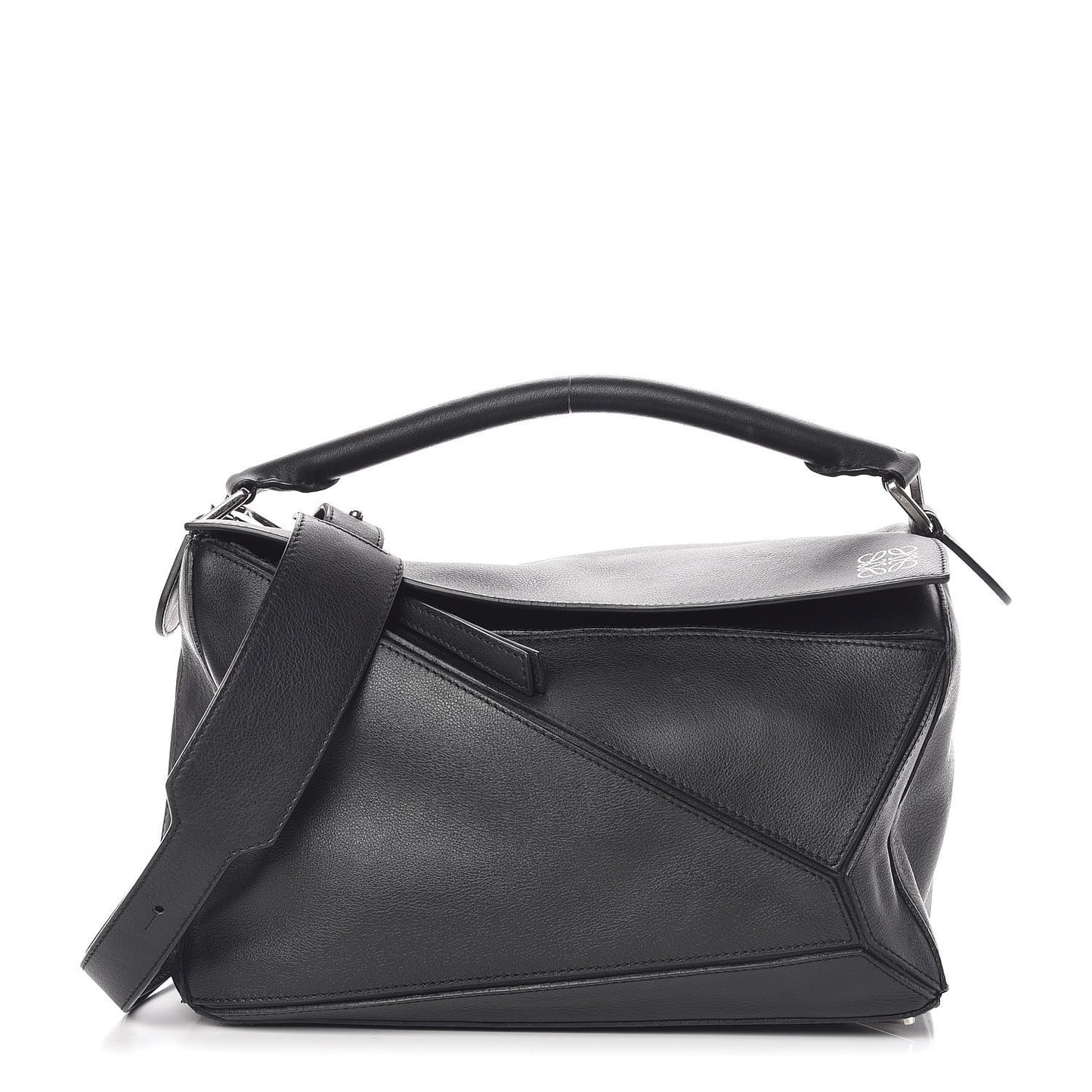 Calfskin Puzzle Bag Black