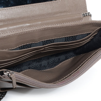 Proenza Schouler Leather PS1 Large Chain Wallet Smoke 5 of 7