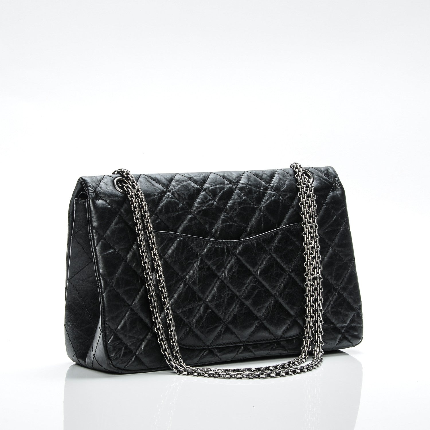 Chanel Aged Calfskin Quilted 2.55 Reissue 227 Flap Black 3 of 8