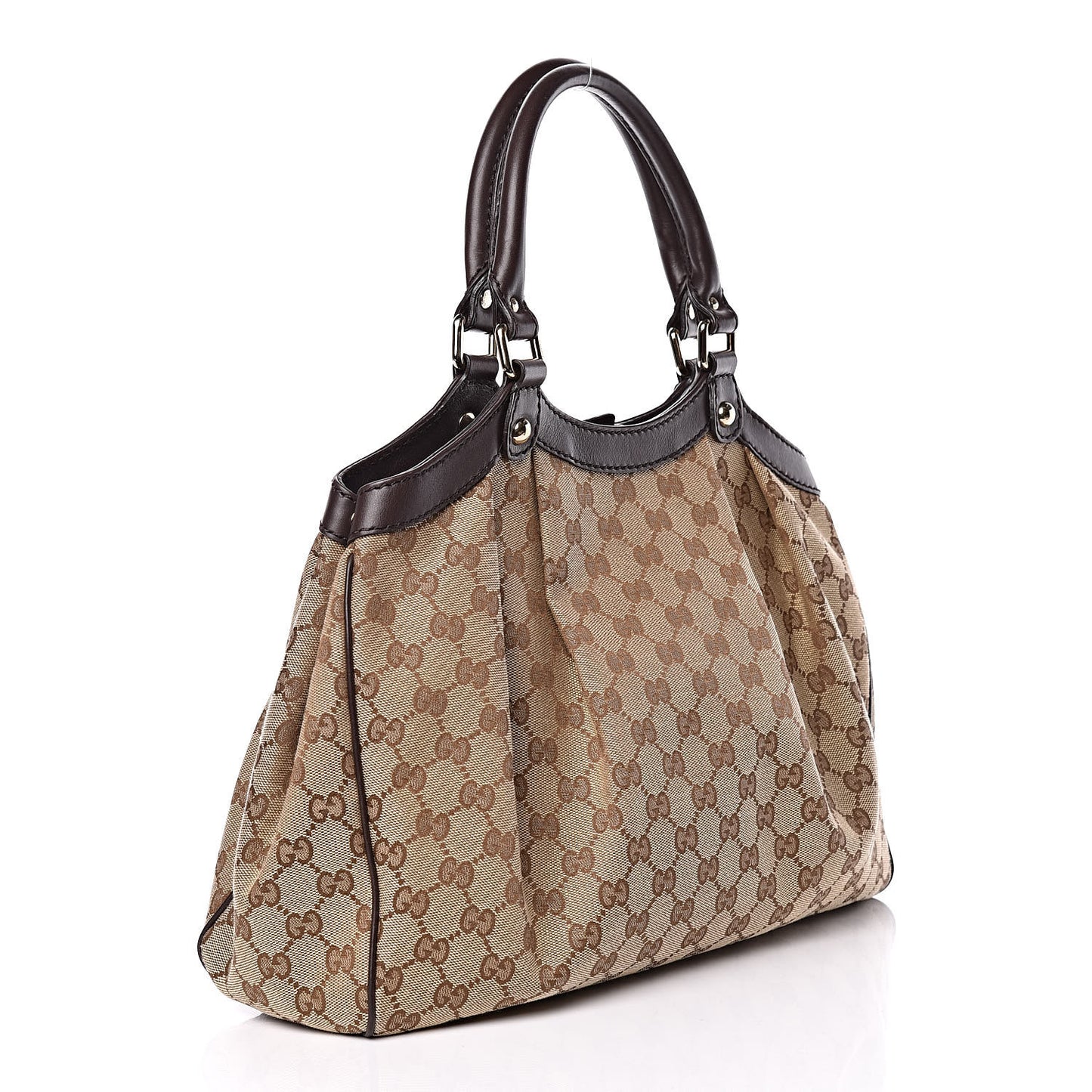 Monogram Medium Sukey Tote Dark Brown