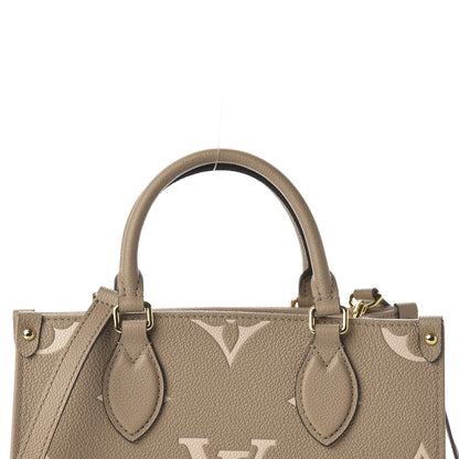 Louis Vuitton Empreinte Monogram Giant Onthego PM Tourterelle Creme 10 of 10