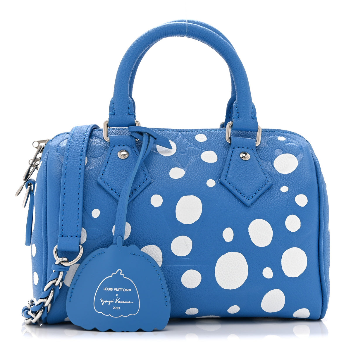 LV X YK Empreinte Speedy Bandouliere 20 Blue White