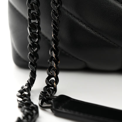 Saint Laurent Calfskin Y Quilted Monogram Monochrome Small Loulou Chain Satchel Black 13 of 13