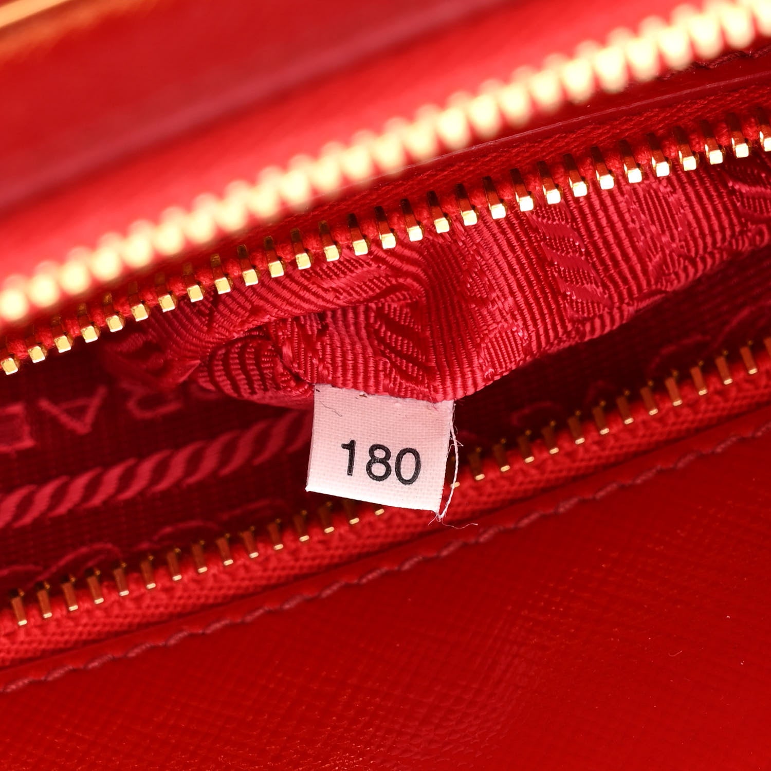 Prada Saffiano Vernice Small Galleria Double Zip Rosso 7 of 15