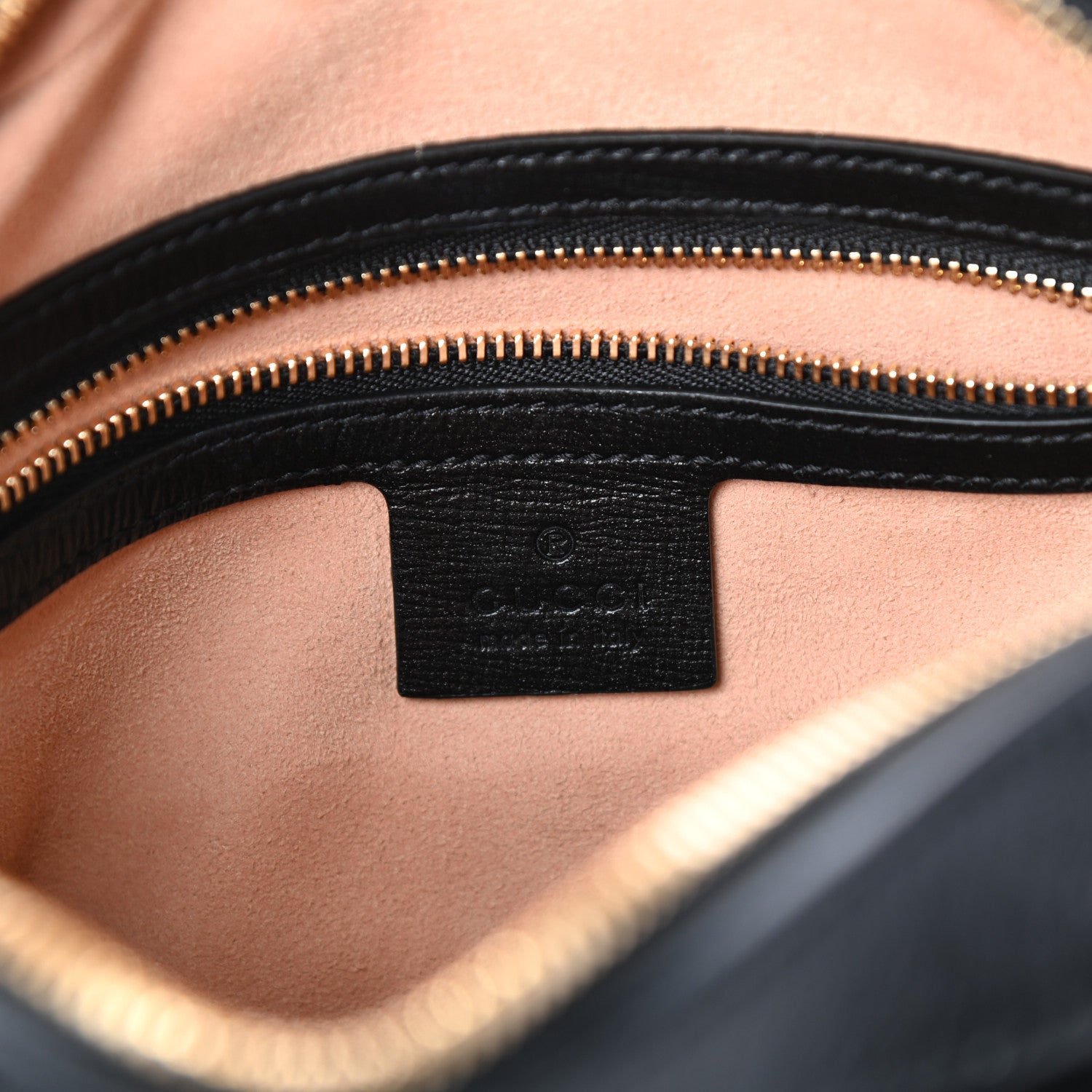 Gucci Textured Calfskin Small Horsebit 1955 Shoulder Bag Black 5 of 9