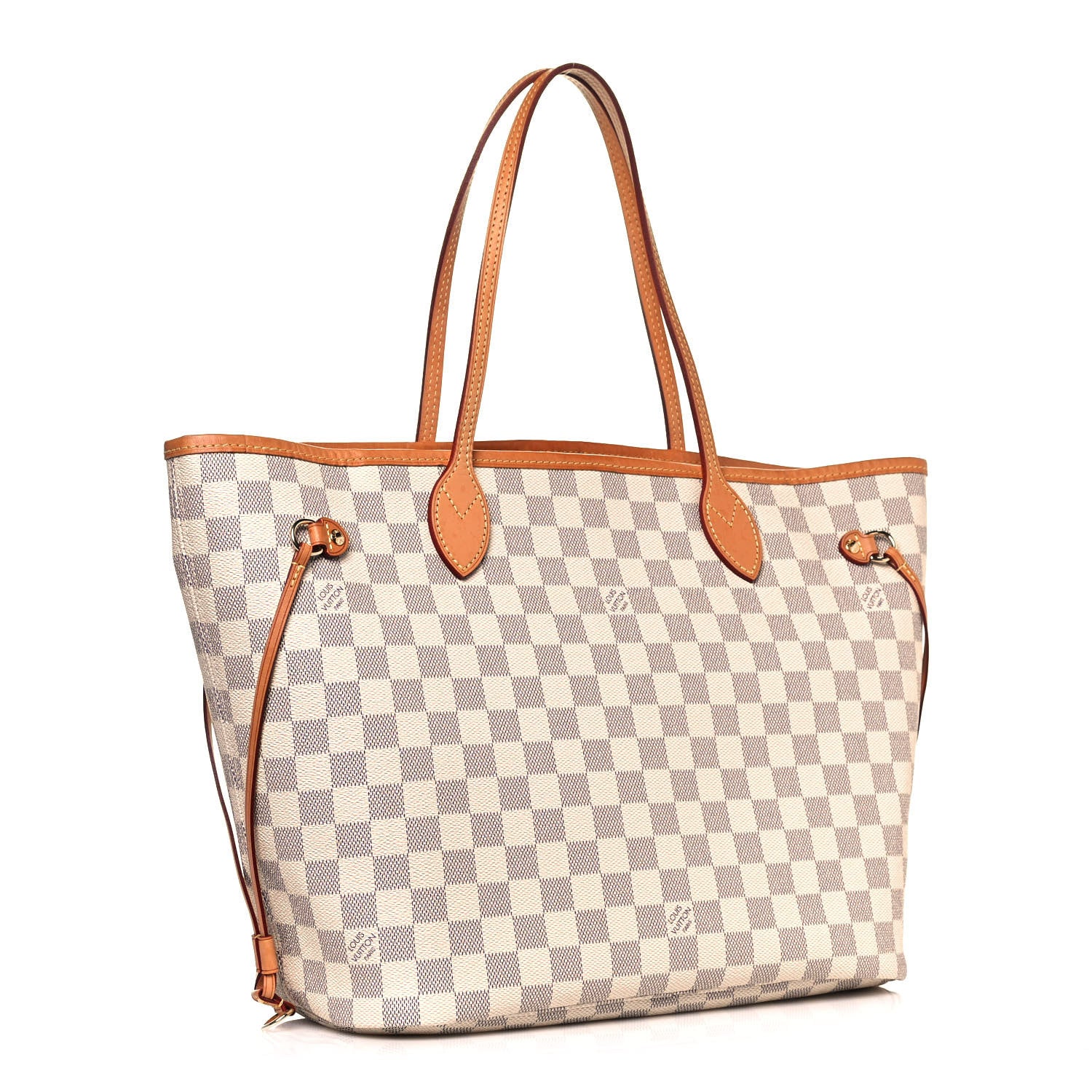 Louis Vuitton Damier Azur Neo Neverfull MM Rose Ballerine 3 of 13