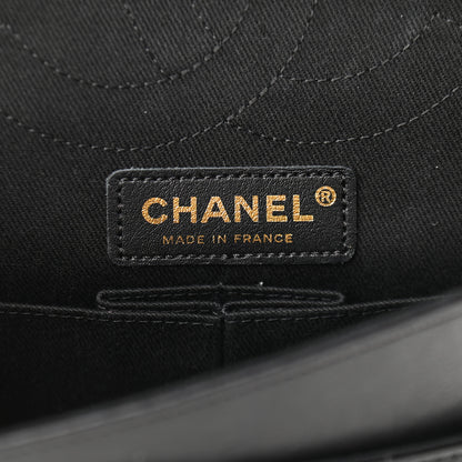 Chanel Calfskin CC Punk 2.55 Reissue 225 Flap Black 5 of 9