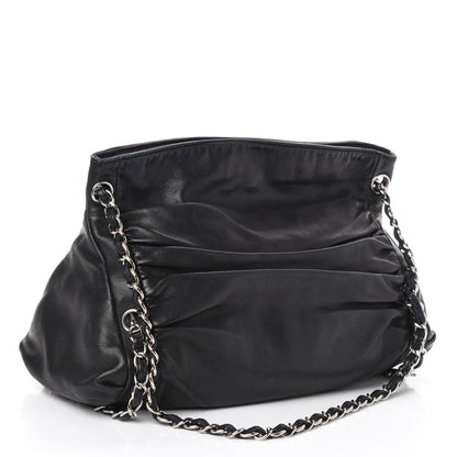 Chanel Lambskin Large Sharpei Shoulder Bag Black 3 of 10