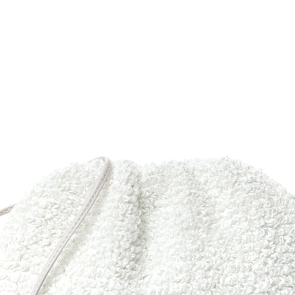 Bottega Veneta Boucle Curly Raffia The Mini Pouch White Chalk 11 of 11