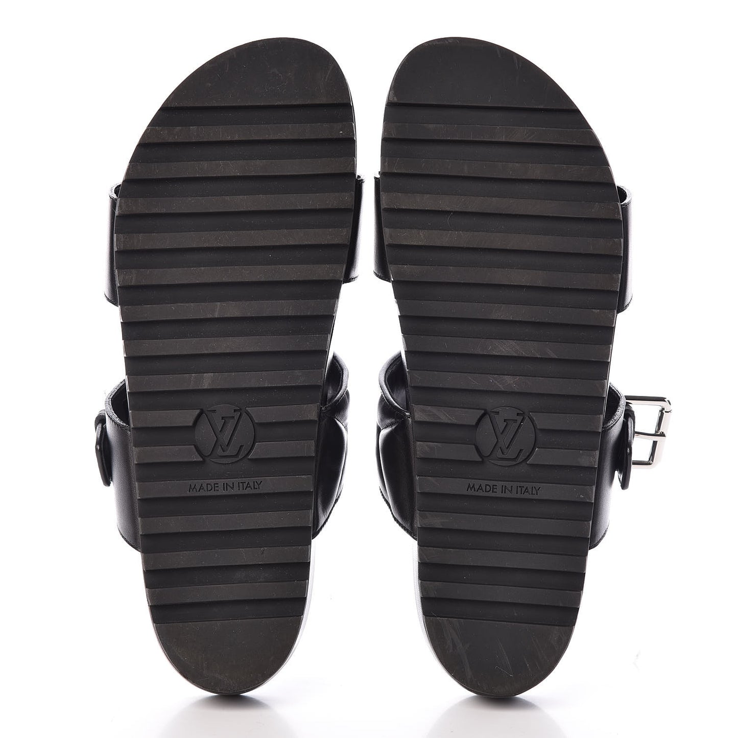 Calfskin New Wave Bom Dia Mule Sandals 39 Black