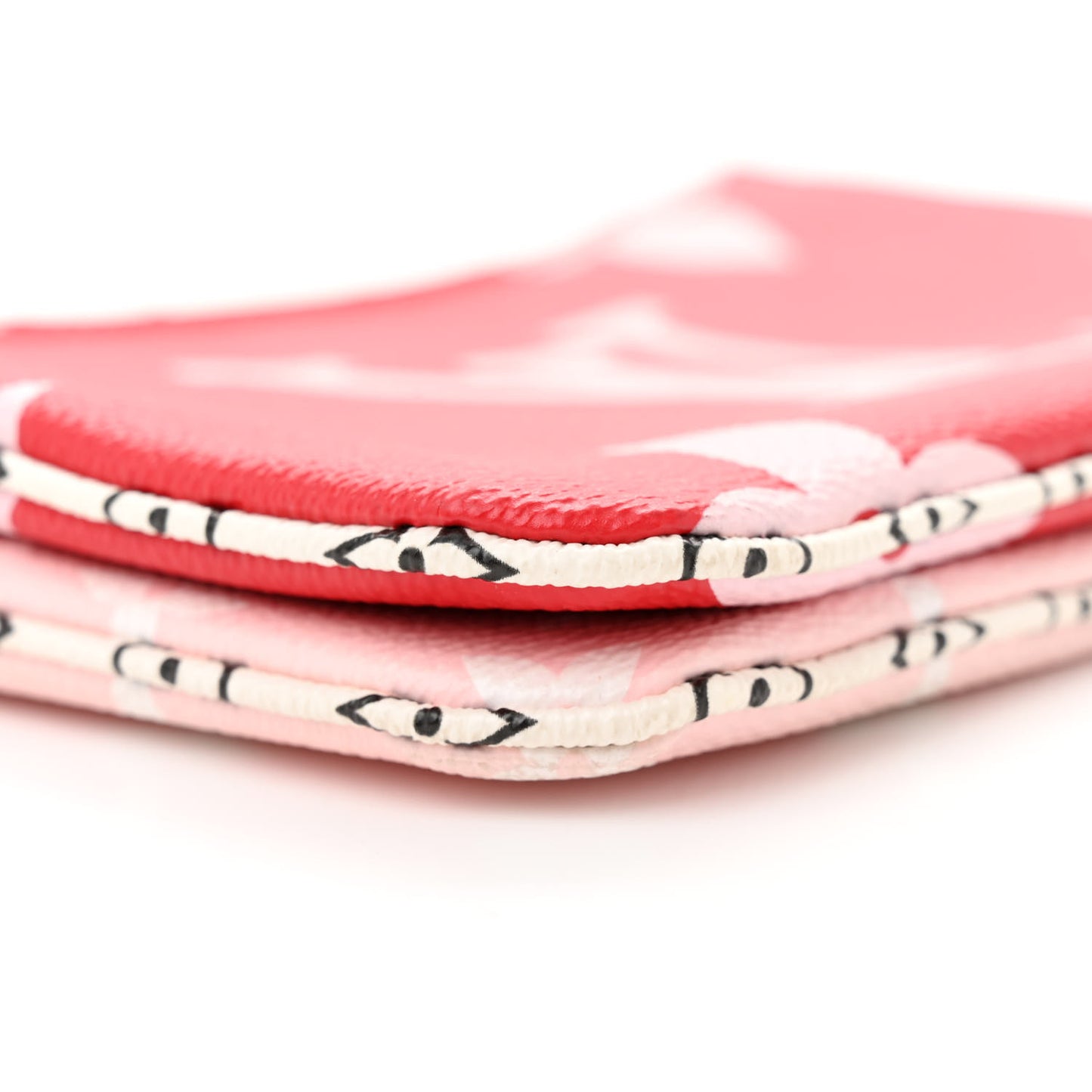 Monogram Giant Double Zip Pochette Rouge